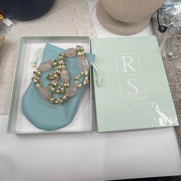 Vintage Ross-Simons Multi-Gemstone and White Pearl Necklace 16" - Picture 15 of 17